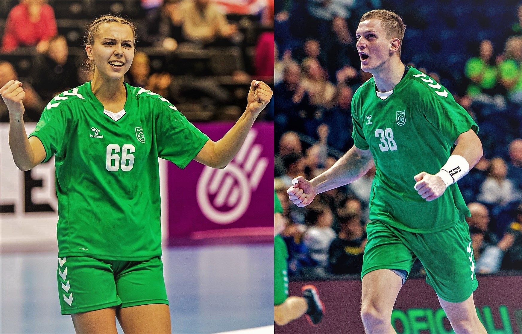 Geriausiais Lietuvos rankininkais išrinkti Karolis Antanavičius ir Aušra Arciševskaja