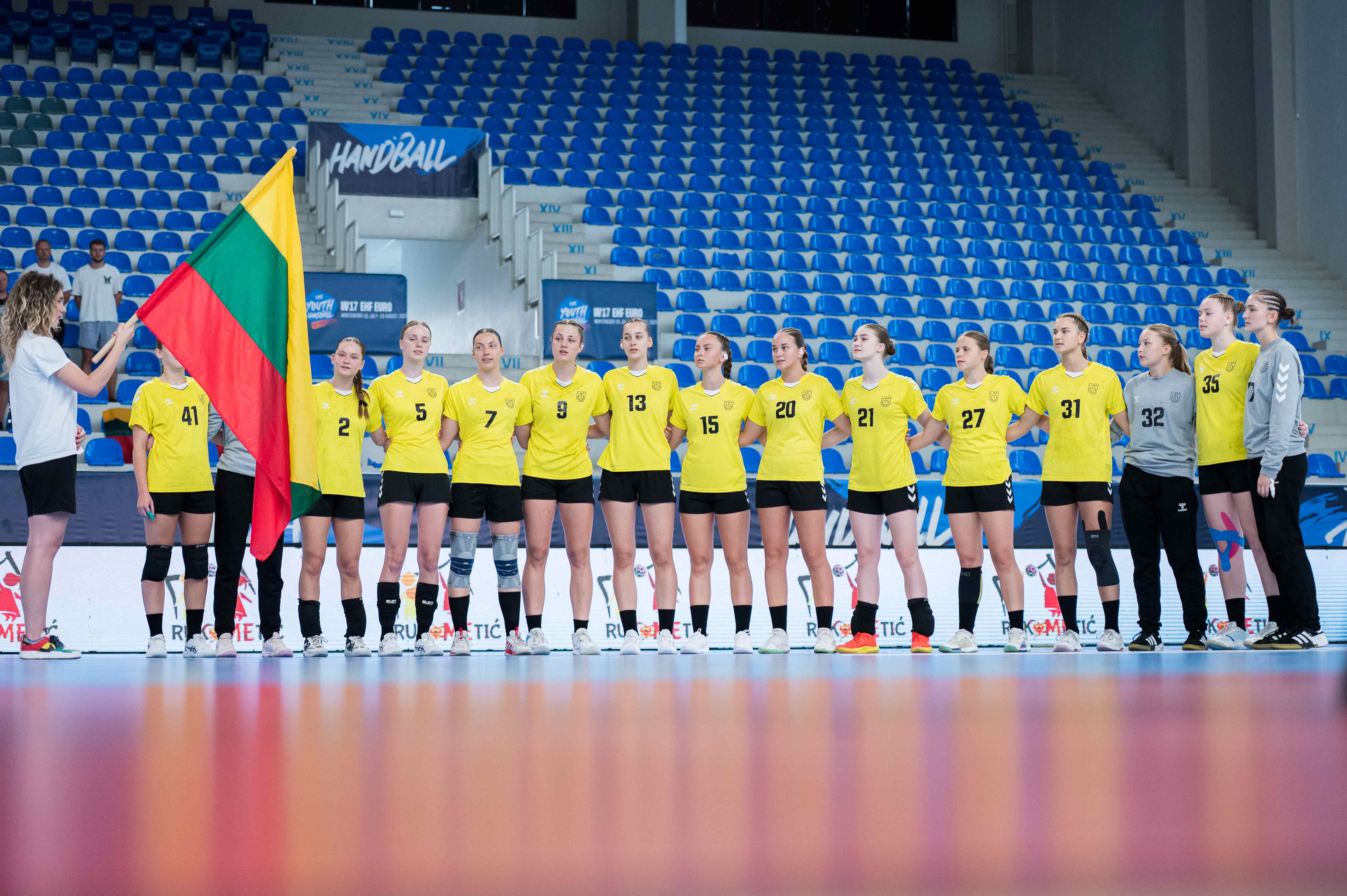 Lietuvos jaunių rinktinė įgyvendino Europos čempionate keltus tikslus